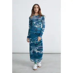 Saia de corte largo feminino 24 Colours image-1