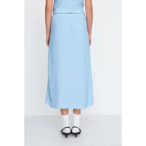 Saia fluida/midi mulher 24 Colours image-3