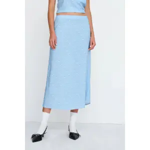 Saia fluida/midi mulher 24 Colours image-2