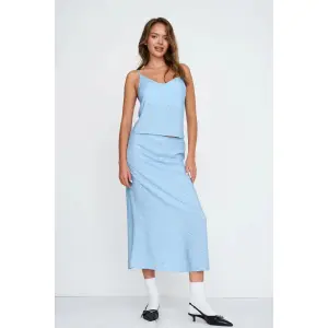 Saia fluida/midi mulher 24 Colours image-1