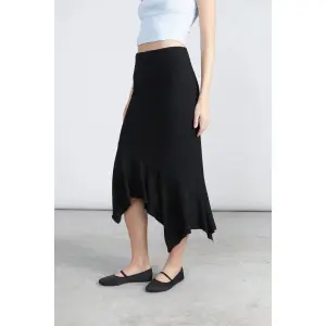 Saia fluida lisa mulher 24 Colours image-2