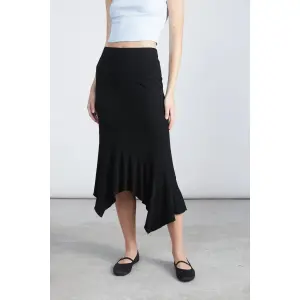 Saia fluida lisa mulher 24 Colours image-1