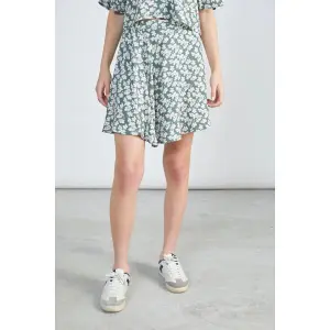 Saia plissada com padrão floral mulher 24 Colours image-1