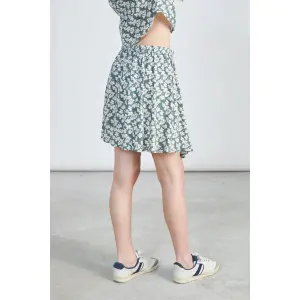 Saia plissada com padrão floral mulher 24 Colours image-3