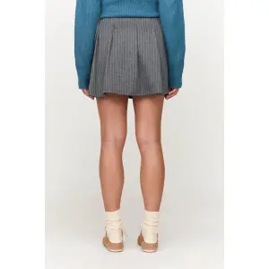 Mini skirt pleated woman 24 Colours image-1