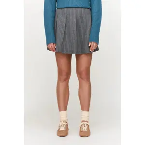 Mini skirt pleated woman 24 Colours image-3