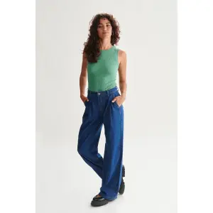 Women’s Straight or Slightly Wide Leg Jeans 24 Colours image-2