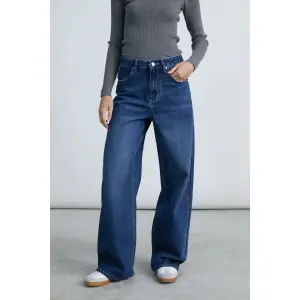 Women's wide-leg jeans 24 Colours image-2