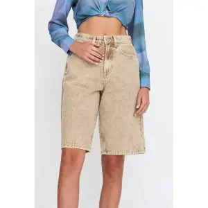 Women's Denim Bermuda Shorts 24 Colours image-2