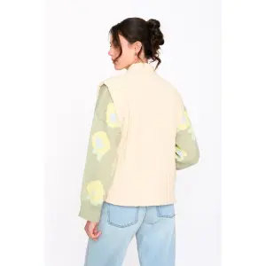 Sleeveless Quilted Cardigan Women 24 Colours image-1