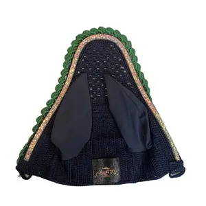 Boné curto para cavalo Ju & Pa galon disco image-0