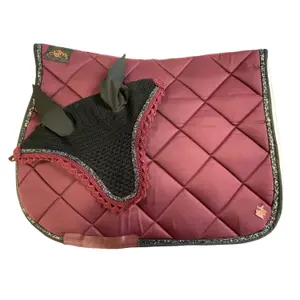 Bonnet court pour cheval Ju & Pa galon disco image-1