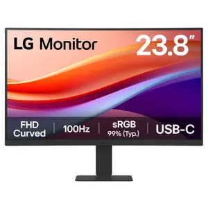Monitor PC curvo LG 24U421A-B Full HD 100Hz