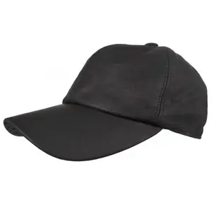 Casquette de baseball en cuir nappa HORKA image-1