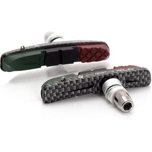 2500384500-set-of-4-brake-pads-xlc-bs-v10-cartridge-v-brake-grey-green-black-red-72-mm