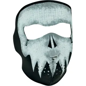 Motorcycle balaclava Zan Headgear full face glow-in-the-dark skull image-0