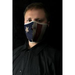 Motorcykel balaclava Zan Headgear half face patriot image-1