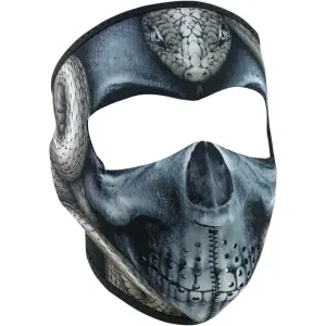 Motos balaclava Zan Headgear full face snake skull image-0
