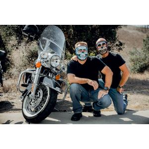 Motorcycle balaclava Zan Headgear neopr paintskull image-2
