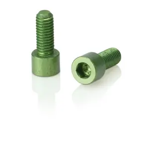 Tornillos hexagonales de soporte de bidones de aluminio XLC bc-x02 5x17 mm image-0