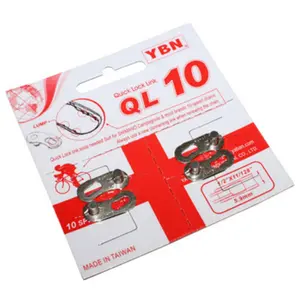 Conjunto de 2 conectores de cadena (enganche rápido) P2R YBN Shimano-Campagnolo 10 v image-0