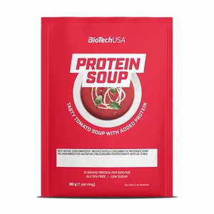 Lot de 50 sachets de collations soupe Biotech USA - Tomate Tomate - 30g image-0