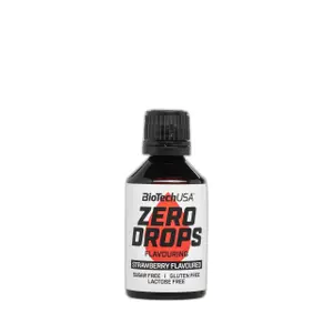 Tubos para aperitivos Biotech USA zero drops - Fraise - 50ml image-0