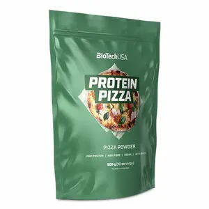 Pacote de 10 sacos de salgadinhos de pizza proteica Biotech USA - Traditionnelle - 500g image-0