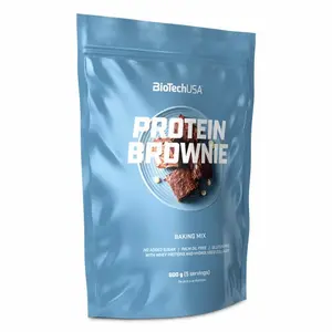 Bolsas de proteínas para tentempiés Biotech USA brownie - 600g image-0