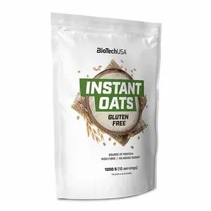 instantane glutenvrije havermout snackzakjes Biotech USA - Chocolate - 1kg image-0