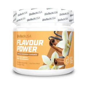 Complemento alimenticio vainilla cannelle Biotech USA Flavour Power image-0
