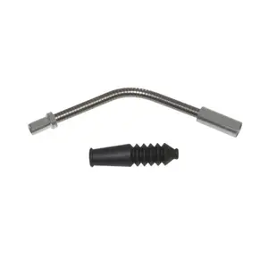 Flexibel böjd bromskabelstyrning med bälg Newton V-Brake image-0