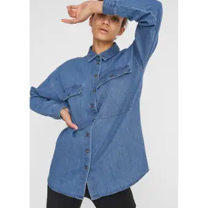 Women's denim shirt Noisy May nmflanny image-5