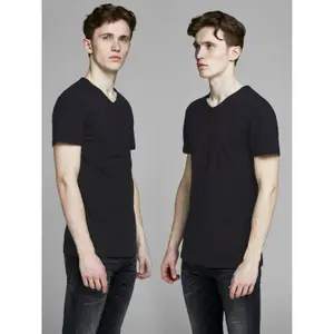 Camiseta de cuello en V Jack & Jones Basic (x2) image-2