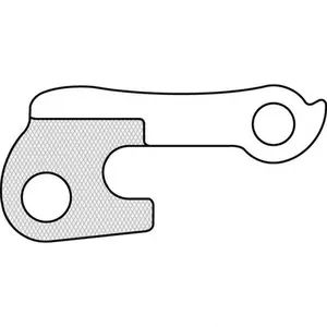 Right rear derailleur hanger Union gh-017 image-1