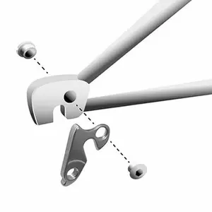 Right rear derailleur hanger Union gh-022 image-1