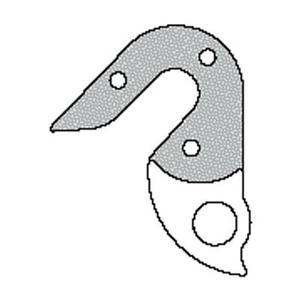 Patte de dérailleur arrière droite Union gh-154 image-1