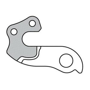 Right rear derailleur hanger Union gh-171 image-1