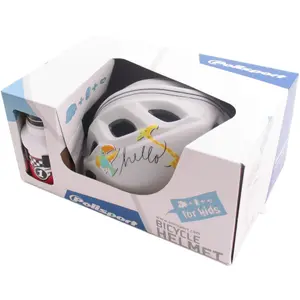 Children's helmet and water bottle Polisport Premium Girafe/Perroquet image-1