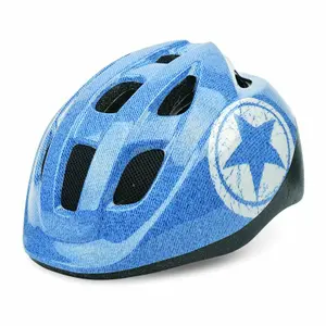 Childrens bike helmet Polisport Junior Jeans image-0