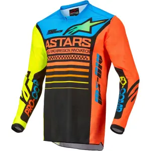 Motorcycle cross jersey Alpinestars R-comp black/yellow image-0