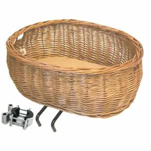 Panier osier avant pour animaux Basil pluto image-0
