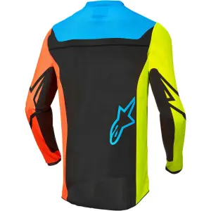 Camisola de motocross infantil Alpinestars R-com black and yellow image-1