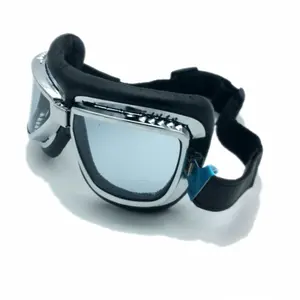 Chrome aviator glasses Brazoline