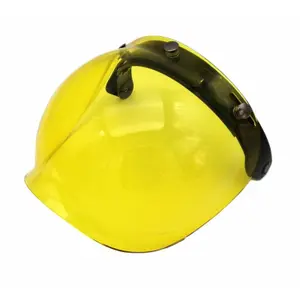 Viseira do capacete tipo bolha de motocicleta com dobradiça Brazoline image-0