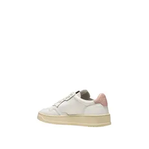 Formadoras de mulheres Autry Medalist LL16 Leather White Pink image-1