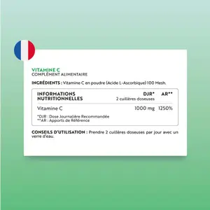 Complemento alimenticio vitamina c en polvo 1kg Nutrivita image-5