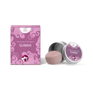 Solid shampoo travel size metal box Pachamamaï Sunnie image-1