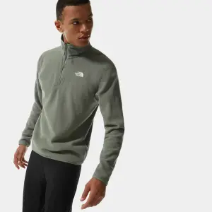 Fleece-pullover med 1/4 lynlås The North Face 100 Glacier image-1