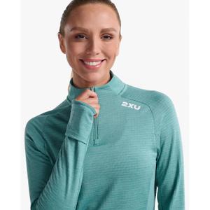 Maillot manches longues 1/4 zip femme 2XU Ignition image-2